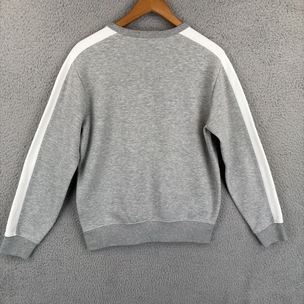 Polo Ralph Lauren Sweatshirt Mens Small Heather Gray Spell Out‎ Logo Crewneck